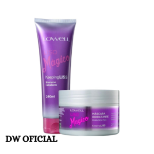 Kit Shampoo e Máscara Lowell Liso Mágico