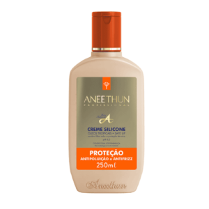 Aneethun Creme de Silicone Antipoluição e Antifrizz 250mL